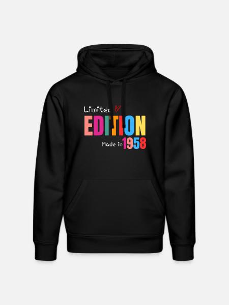 Limited edition Made in 1958 - Sweat à capuche bio DRUMMER Stanley/Stella Unisexe - noir