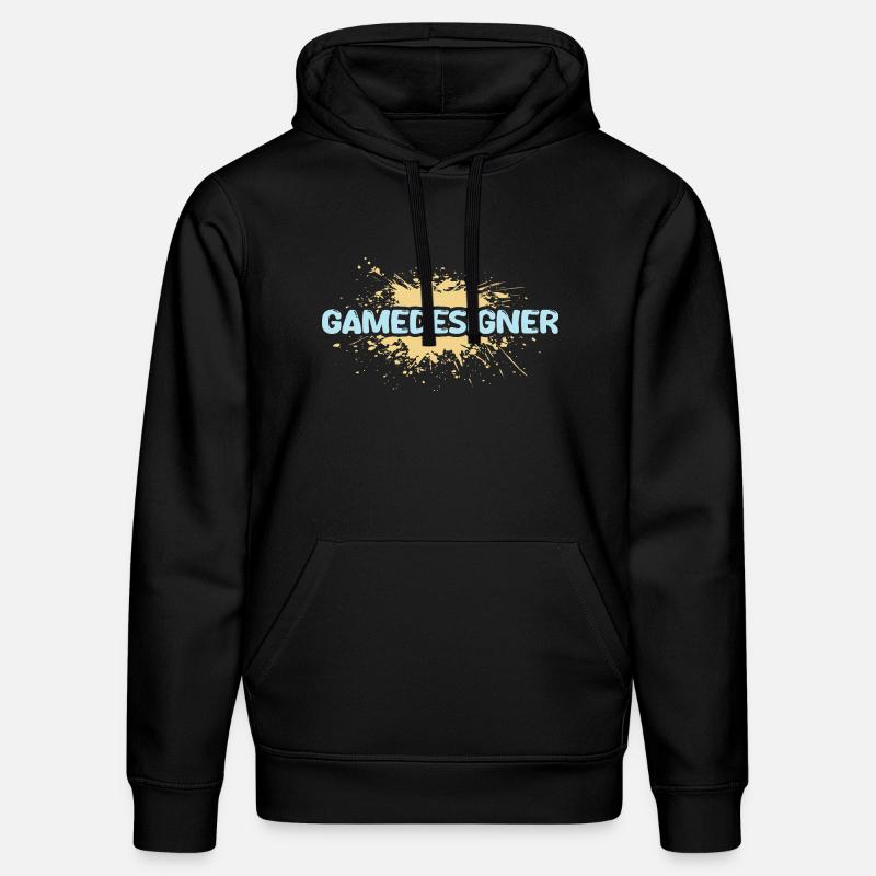 Beruf Gamedesigner - Stanley/Stella Unisex Bio-Hoodie DRUMMER  - Schwarz