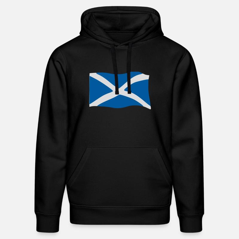Drapeau de l'ecosse - Sweat à capuche bio DRUMMER Stanley/Stella Unisexe - noir