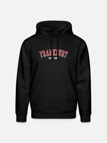 Frankfurt Est. 1986 - Stanley/Stella DRUMMER Unisex Organic Hoodie - black