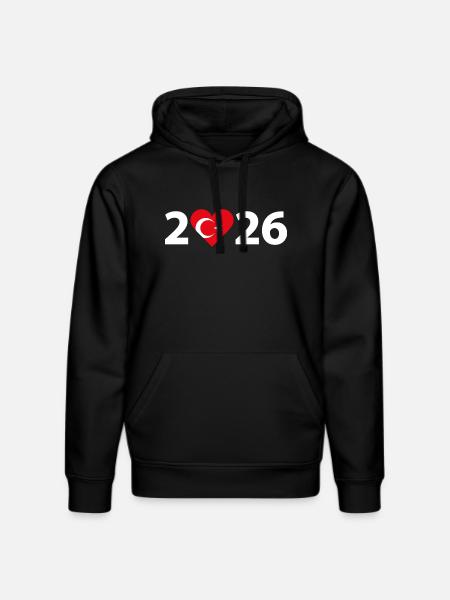 I love Türkei 2026, Urlaub in der Türkei 2026 - Stanley/Stella Unisex Bio-Hoodie DRUMMER  - Schwarz