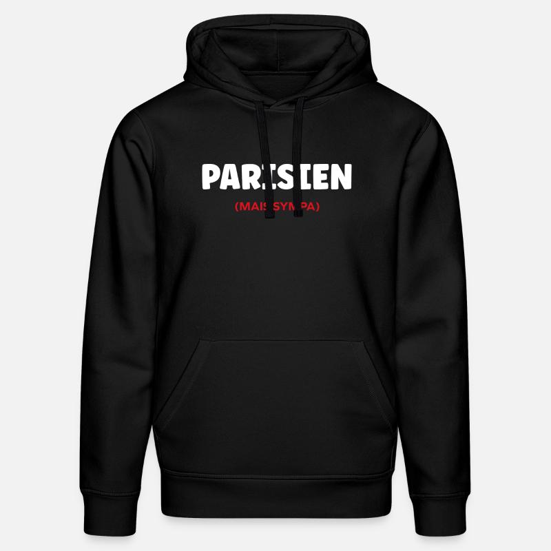 Pariser - Stanley/Stella Unisex Bio-Hoodie DRUMMER  - Schwarz