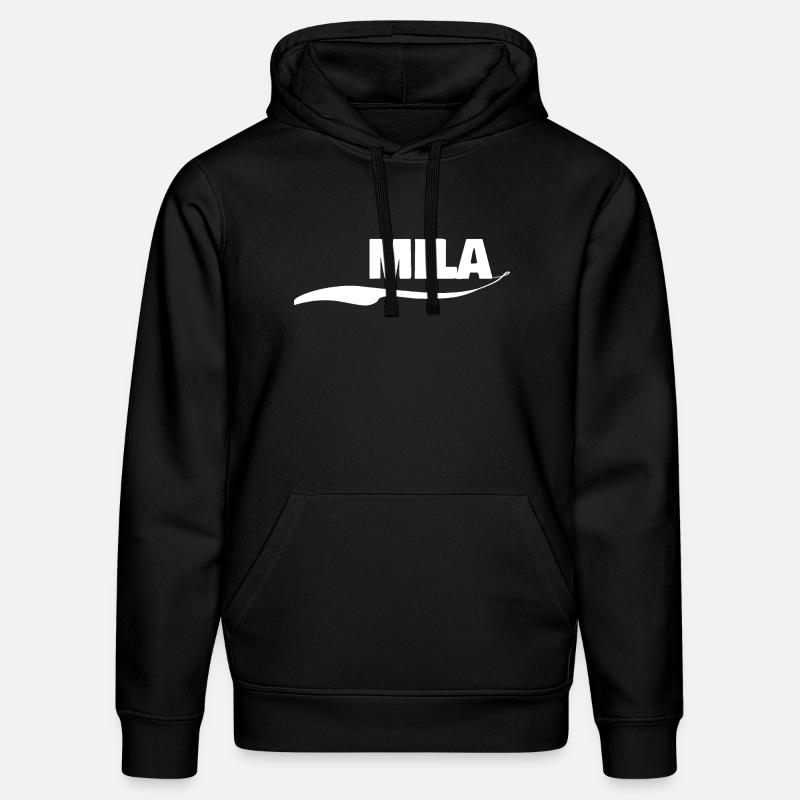 Mila en cadeau - Sweat à capuche bio DRUMMER Stanley/Stella Unisexe - noir