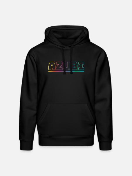 Design Azubi outline bunt - Stanley/Stella Unisex Bio-Hoodie DRUMMER - Schwarz