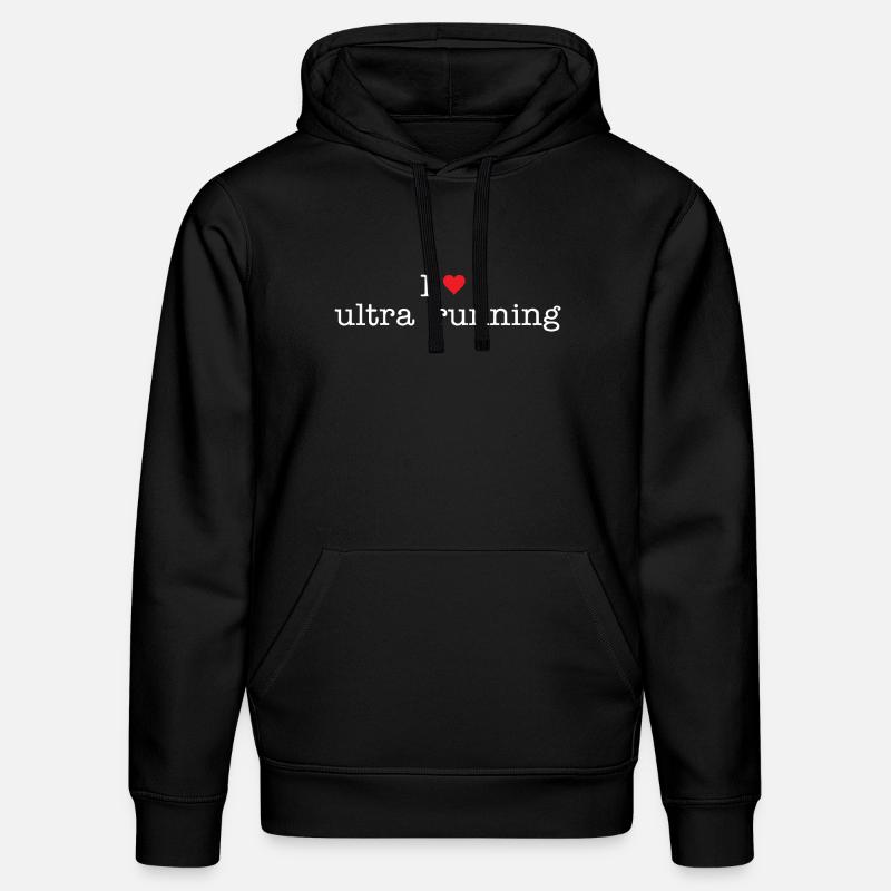 J’adore Ultra Running - Sweat à capuche bio DRUMMER Stanley/Stella Unisexe - noir