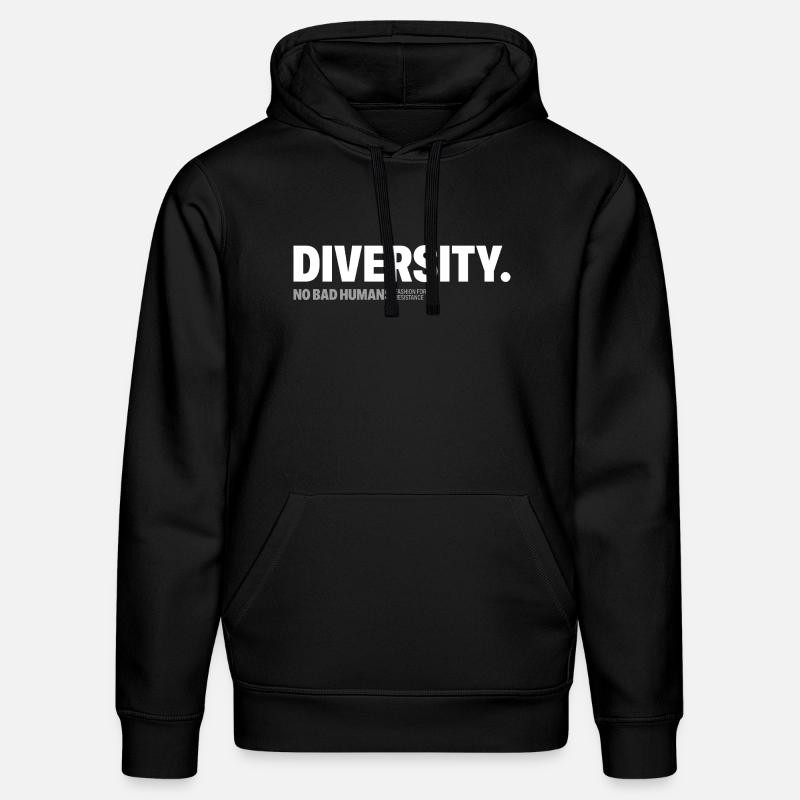 Diversité - Sweat à capuche bio DRUMMER Stanley/Stella Unisexe - noir