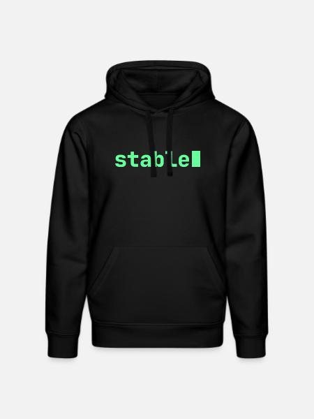stable | Developer mood - Stanley/Stella DRUMMER Unisex Organic Hoodie - black