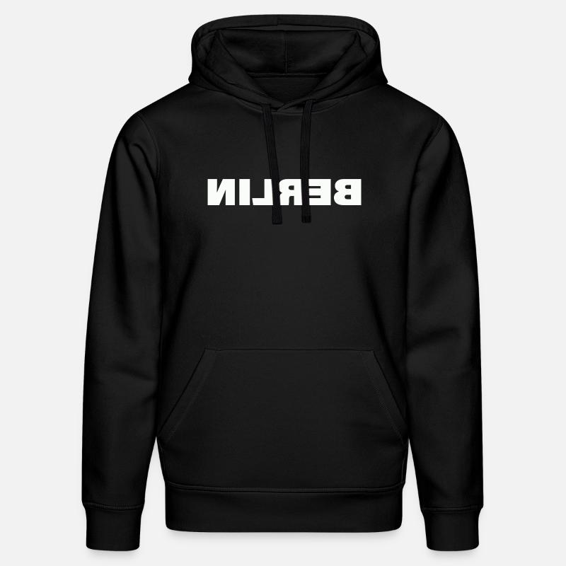 BERLIN - Stanley/Stella Unisex Bio-Hoodie DRUMMER  - Schwarz