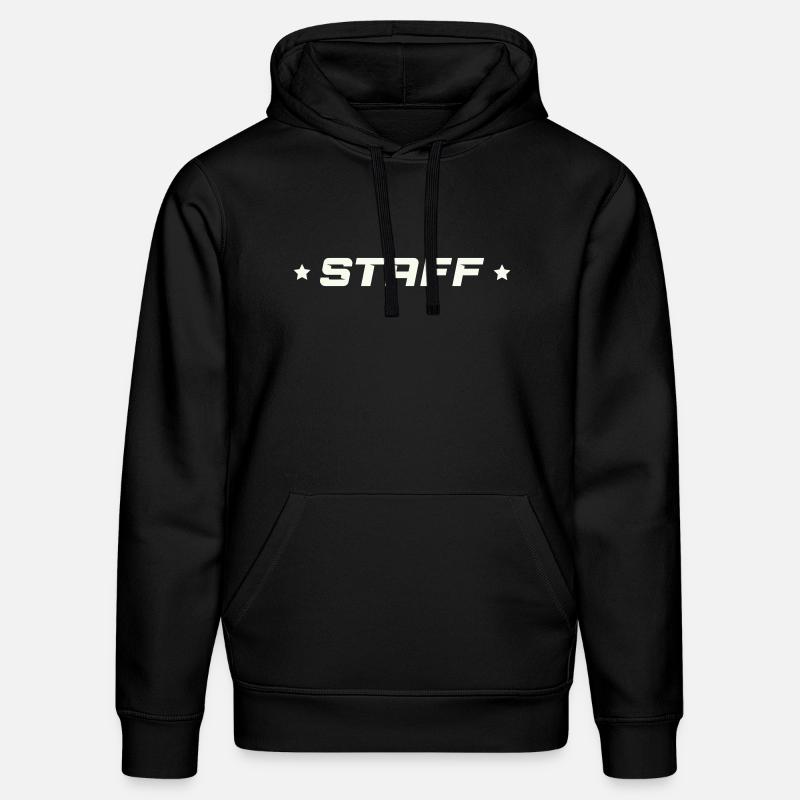 Staff - Stanley/Stella Unisex Bio-Hoodie DRUMMER  - Schwarz