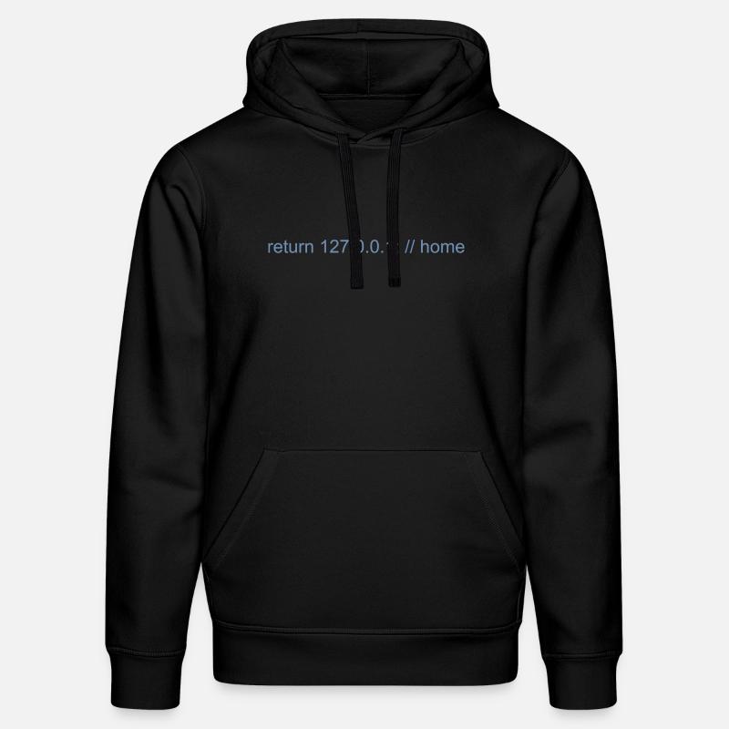 Programmierer Nerd IT Witz Developer Zuhause - Stanley/Stella Unisex Bio-Hoodie DRUMMER  - Schwarz
