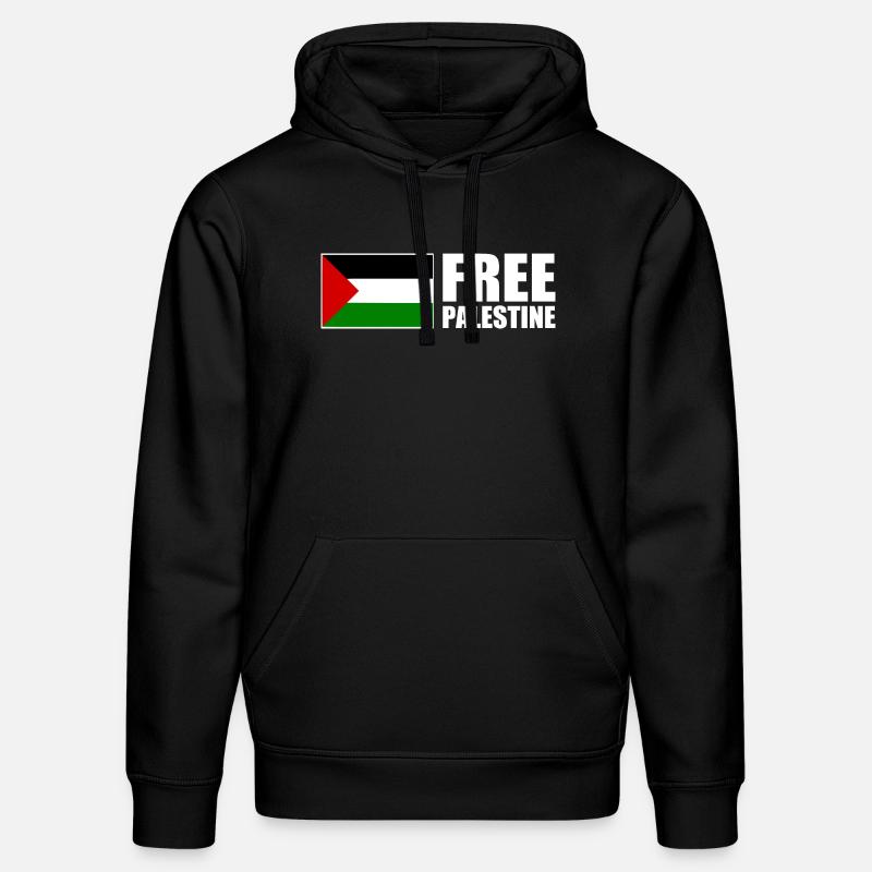 Free palestine - Sweat à capuche bio DRUMMER Stanley/Stella Unisexe - noir