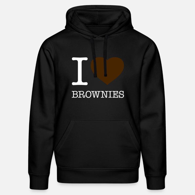 J’ADORE LES BROWNIES - Sweat à capuche bio DRUMMER Stanley/Stella Unisexe - noir
