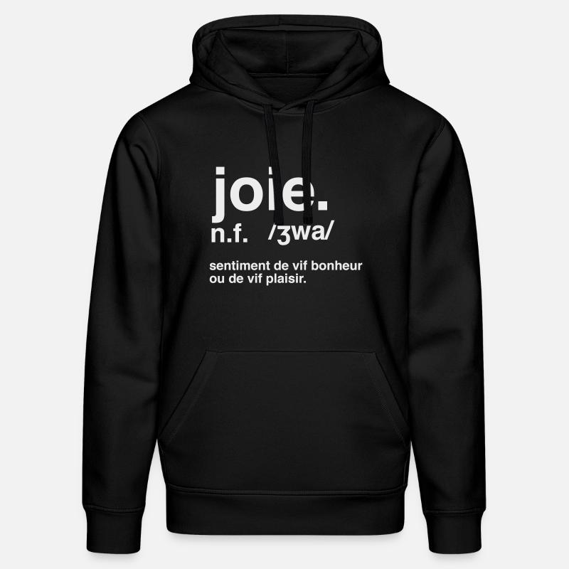 Joy Dictionary Style-Definition - Stanley/Stella Unisex Bio-Hoodie DRUMMER  - Schwarz