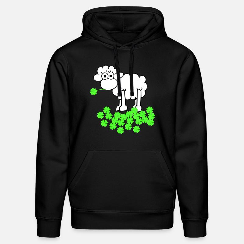 st. Patrick's sheep - Sweat à capuche bio DRUMMER Stanley/Stella Unisexe - noir