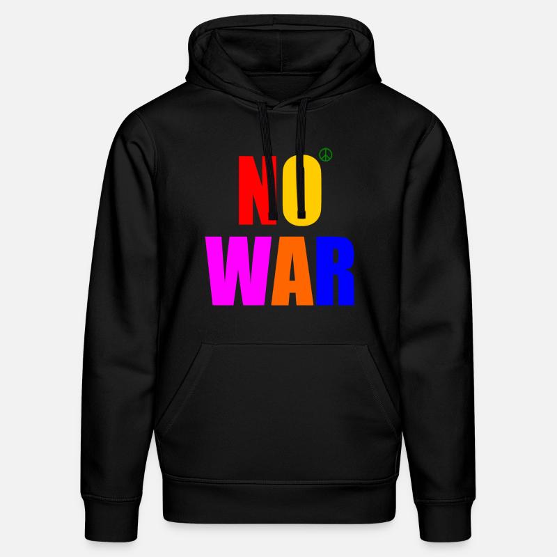 No war - Sweat à capuche bio DRUMMER Stanley/Stella Unisexe - noir
