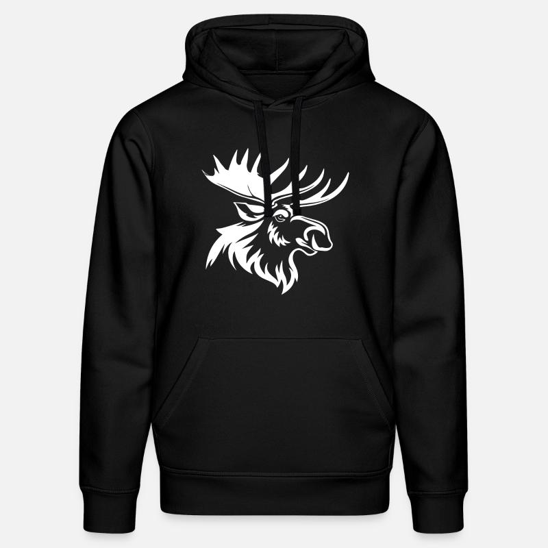 Élan - Sweat à capuche bio DRUMMER Stanley/Stella Unisexe - noir