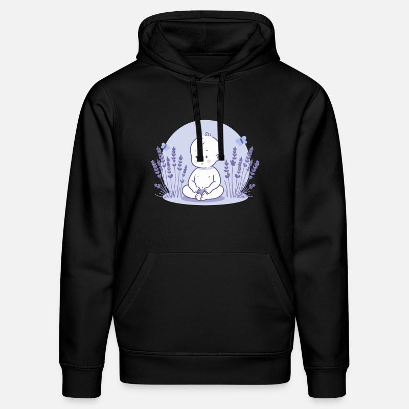 Bébé en lavande - Sweat à capuche bio DRUMMER Stanley/Stella Unisexe - noir