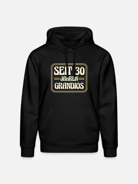 30 ans Anniversaire 30 - Sweat à capuche bio DRUMMER Stanley/Stella Unisexe - noir