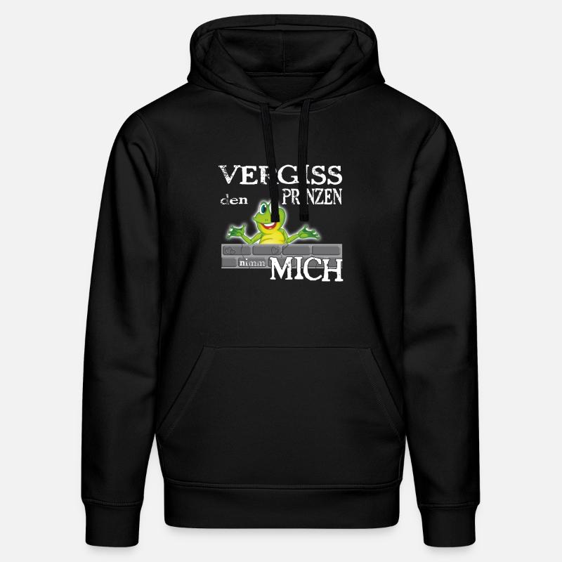 Frosch König textile Geschenkidee - Stanley/Stella Unisex Bio-Hoodie DRUMMER  - Schwarz