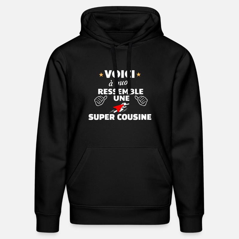 Expression de Fierté Fraternelle - Sweat à capuche bio DRUMMER Stanley/Stella Unisexe - noir