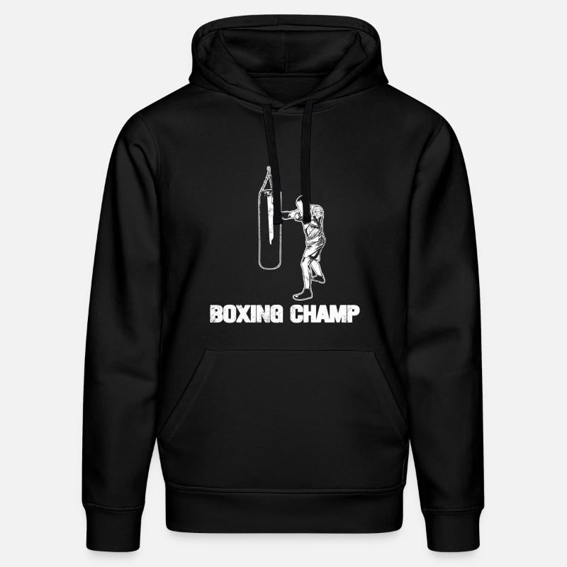 Champion de boxe - Sweat à capuche bio DRUMMER Stanley/Stella Unisexe - noir