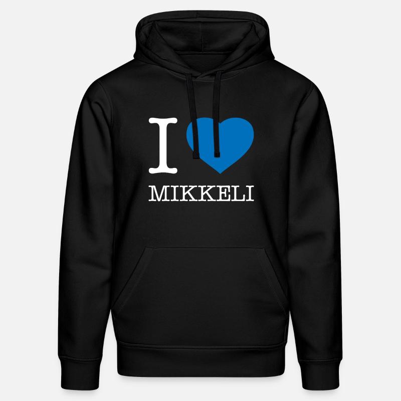 J’adore Mikkeli - Sweat à capuche bio DRUMMER Stanley/Stella Unisexe - noir