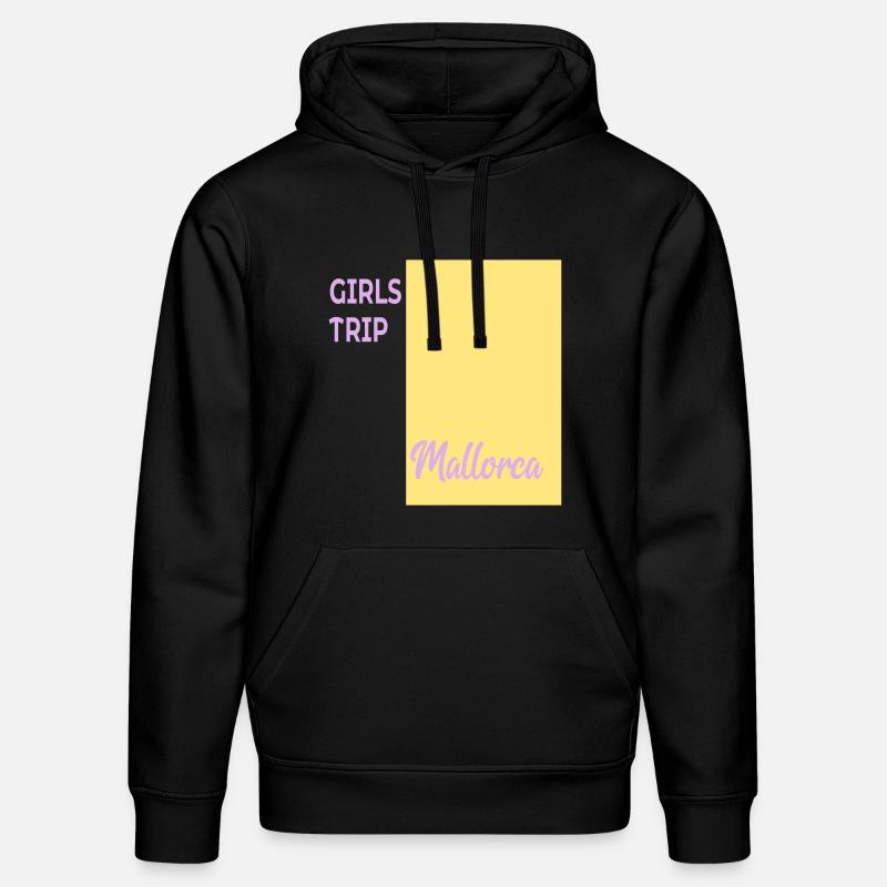 Mädchen Mallorca - Stanley/Stella Unisex Bio-Hoodie DRUMMER - Schwarz