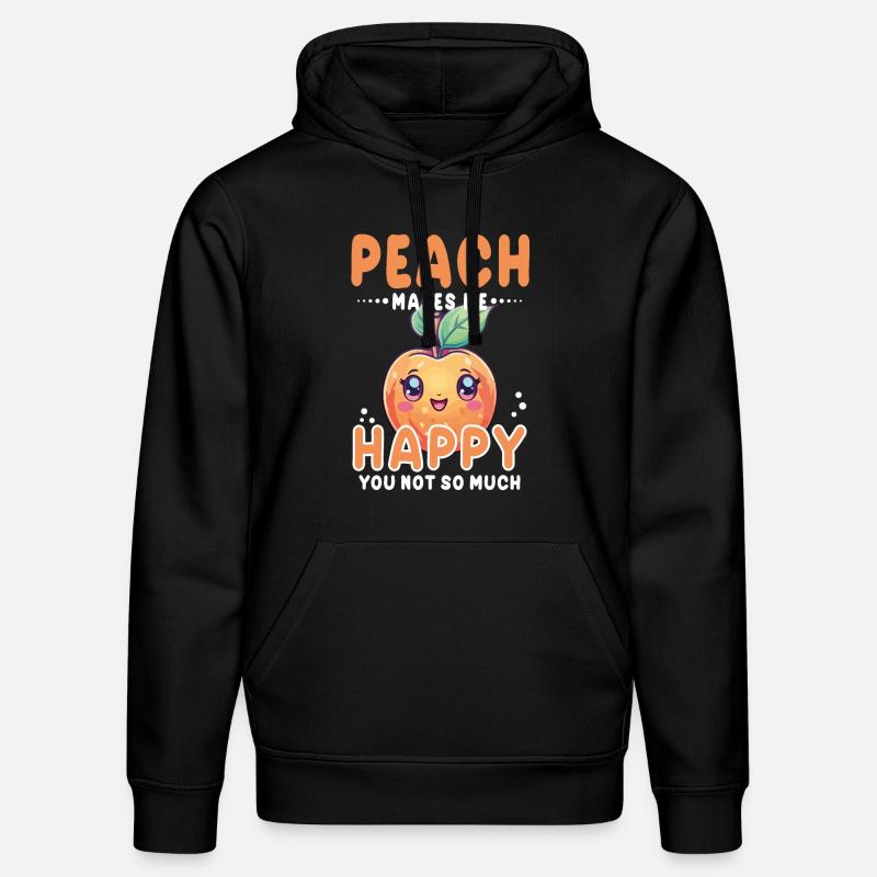 Pêche Kawaii - Sweat à capuche bio DRUMMER Stanley/Stella Unisexe - noir