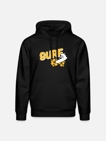 surf - Stanley/Stella DRUMMER Unisex Organic Hoodie - black