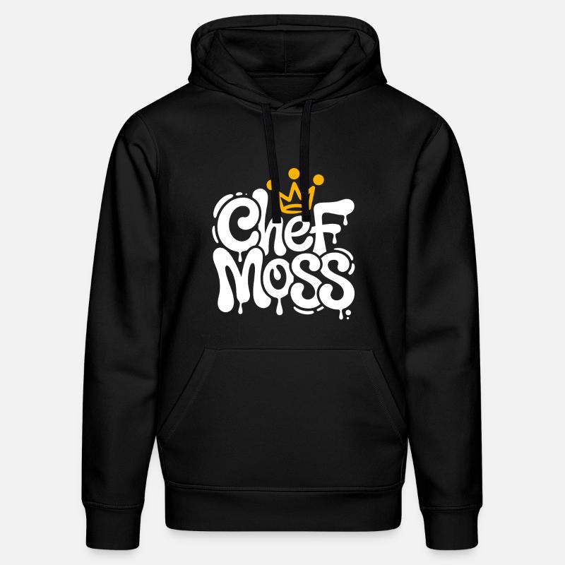 Chef Moss - Sweat à capuche bio DRUMMER Stanley/Stella Unisexe - noir