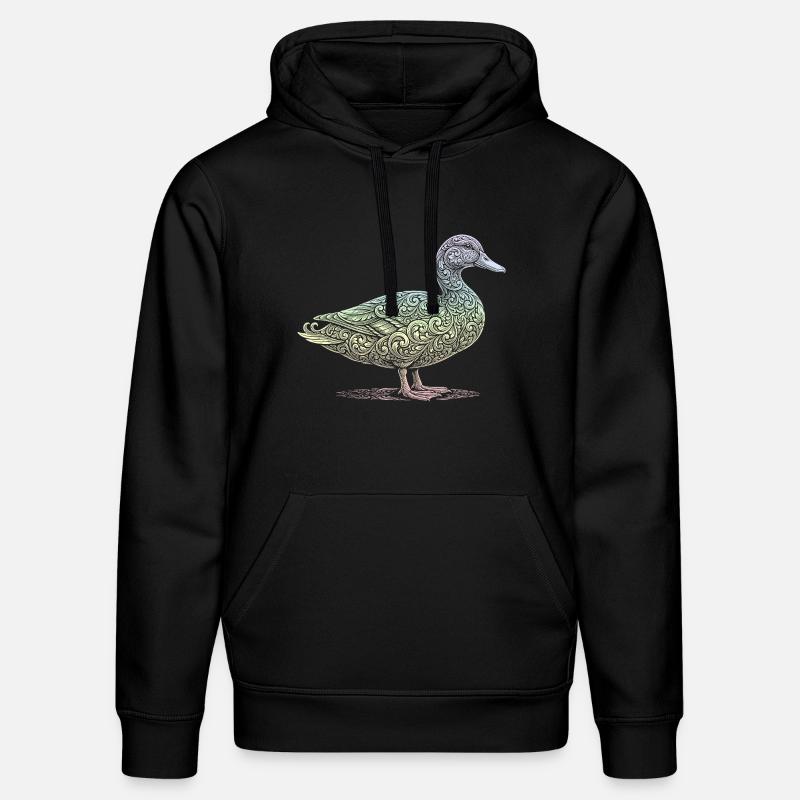 Canard - Sweat à capuche bio DRUMMER Stanley/Stella Unisexe - noir
