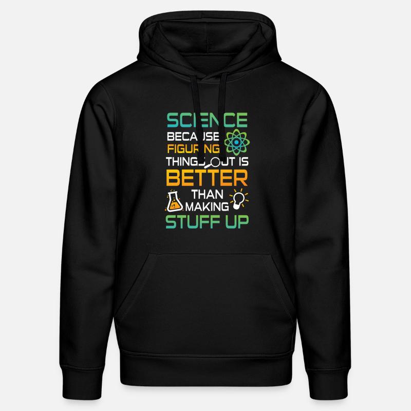 Science figuring better stuff up - Stanley/Stella Unisex Bio-Hoodie DRUMMER - Schwarz