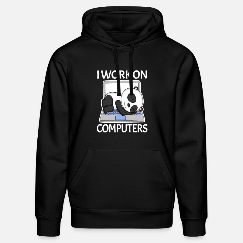 Computer Nerd Programmierer Herren Geschenk - Stanley/Stella Unisex Bio-Hoodie DRUMMER - Schwarz