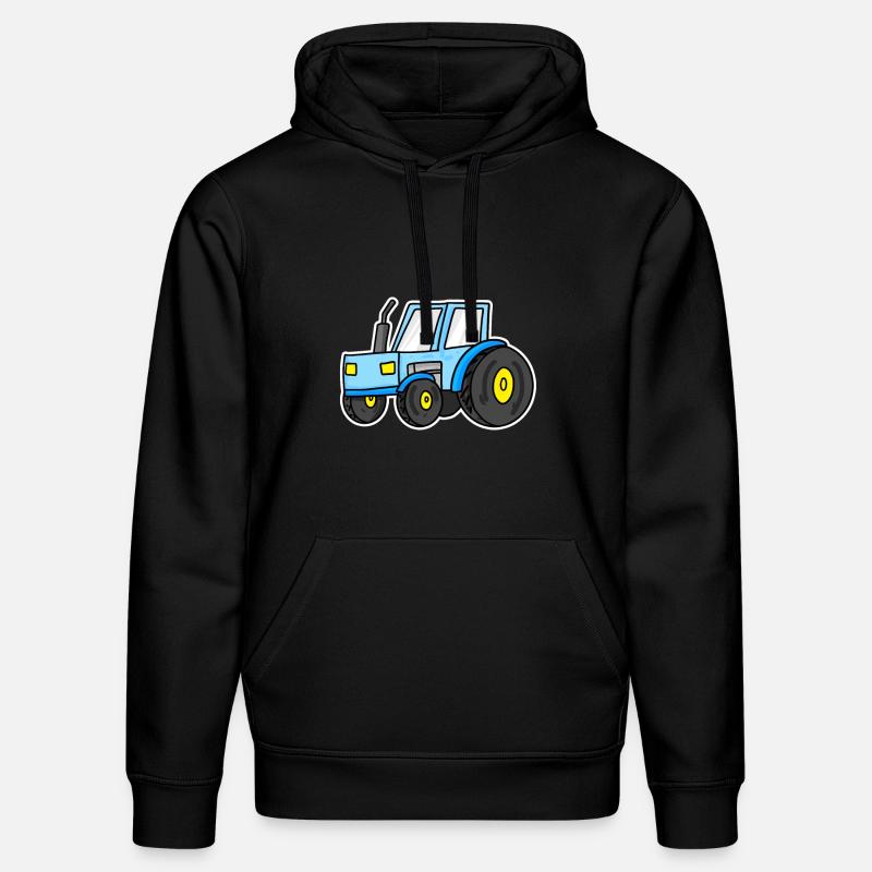 tracteur - Sweat à capuche bio DRUMMER Stanley/Stella Unisexe - noir