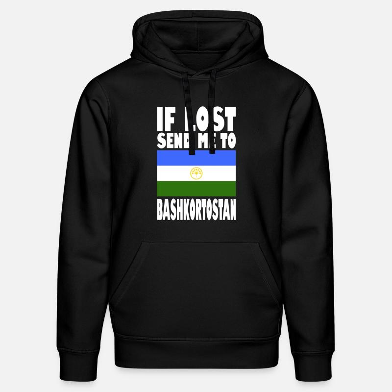 Bashkortostan Flagge Spruch - Stanley/Stella Unisex Bio-Hoodie DRUMMER  - Schwarz