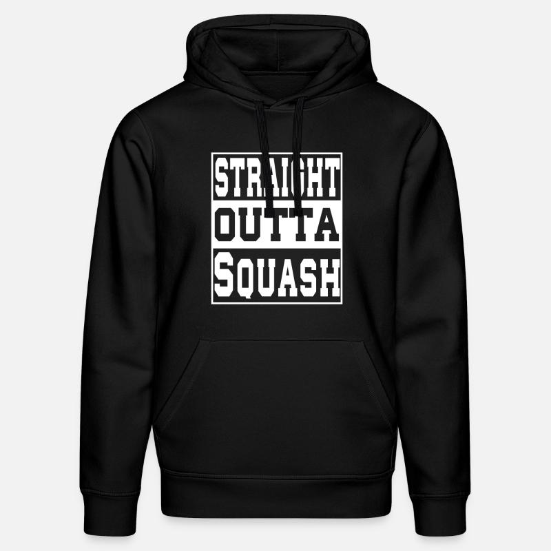 Squash disant drôle - Sweat à capuche bio DRUMMER Stanley/Stella Unisexe - noir