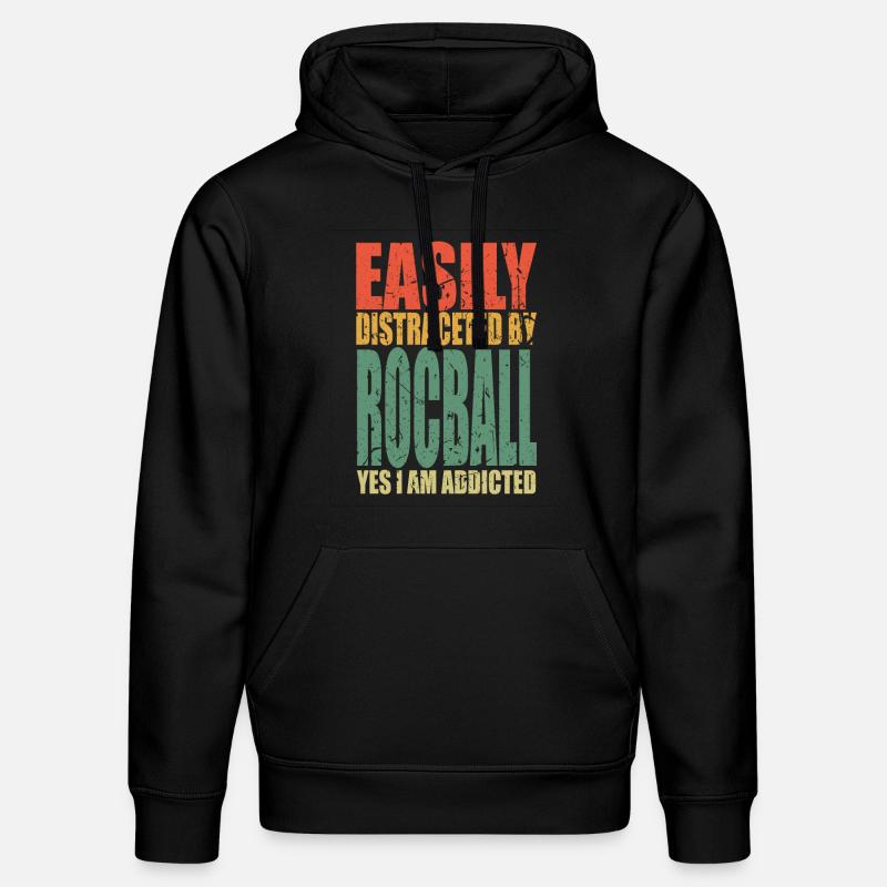 Rocball Dire Drôle - Sweat à capuche bio DRUMMER Stanley/Stella Unisexe - noir