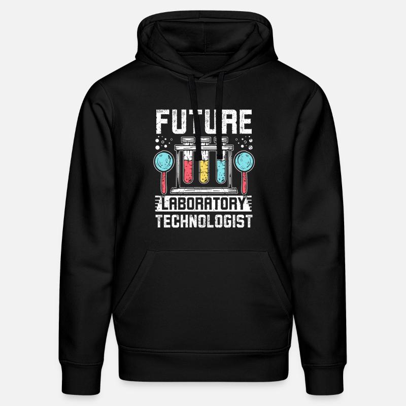 Future laboratory technologist - Stanley/Stella Unisex Bio-Hoodie DRUMMER  - Schwarz