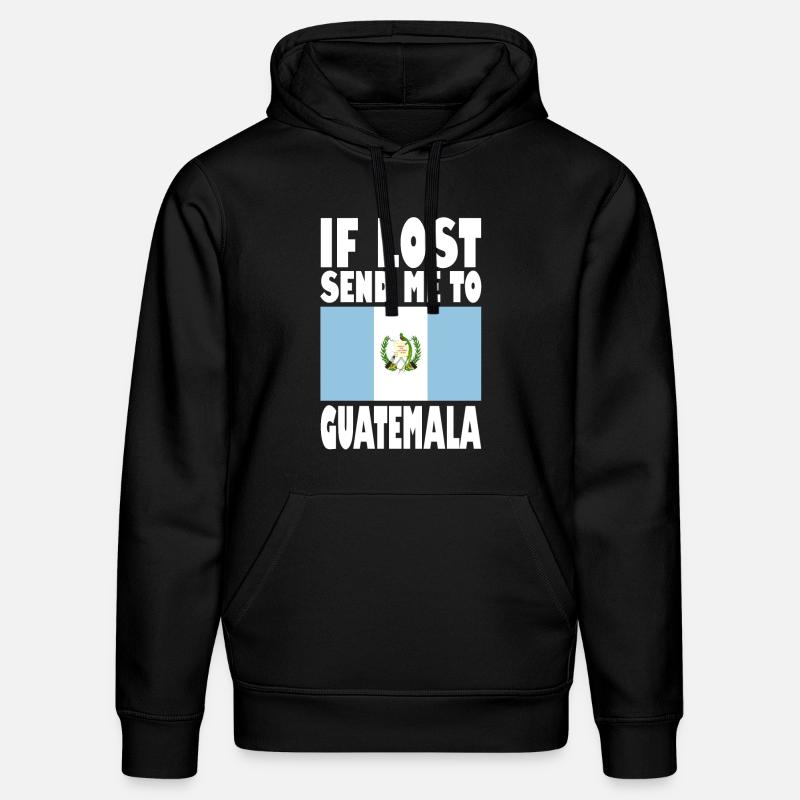 Drapeau du Guatemala - Sweat à capuche bio DRUMMER Stanley/Stella Unisexe - noir