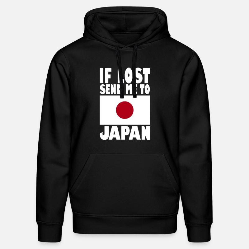 Drapeau du Japon - Sweat à capuche bio DRUMMER Stanley/Stella Unisexe - noir