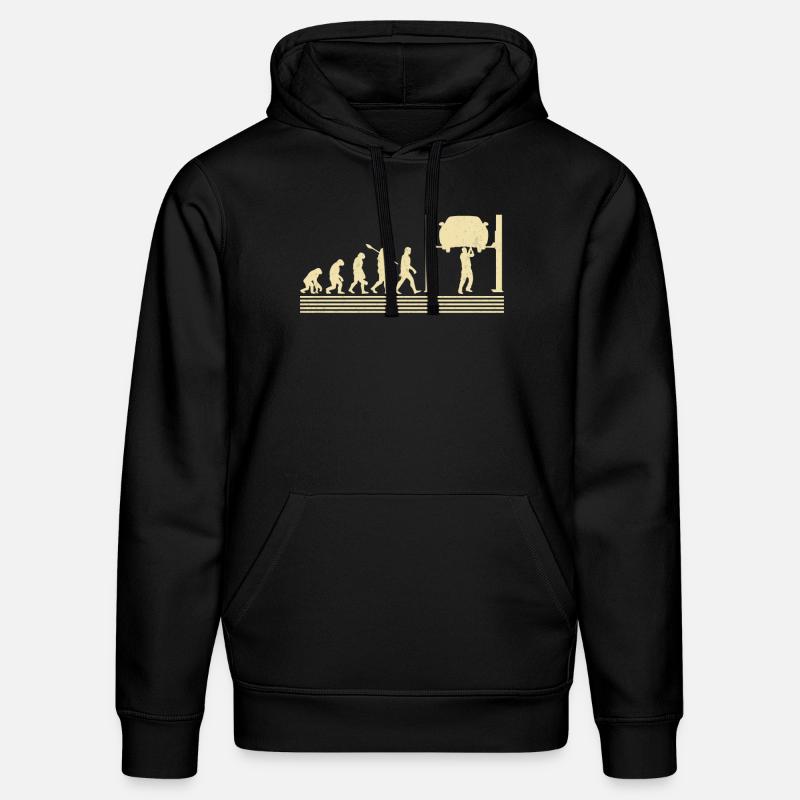 Automechanische Evolution - Stanley/Stella Unisex Bio-Hoodie DRUMMER  - Schwarz