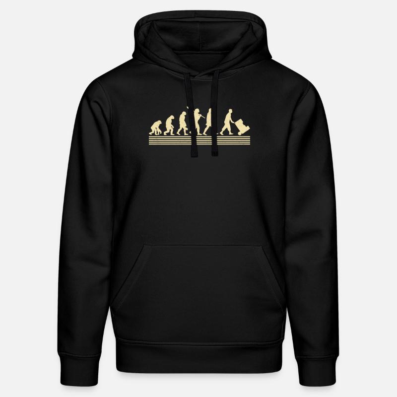 Logistiker-evolution - Stanley/Stella Unisex Bio-Hoodie DRUMMER  - Schwarz