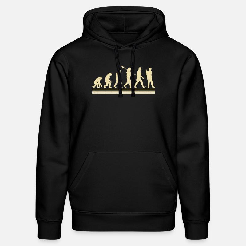 Évolution du policier - Sweat à capuche bio DRUMMER Stanley/Stella Unisexe - noir