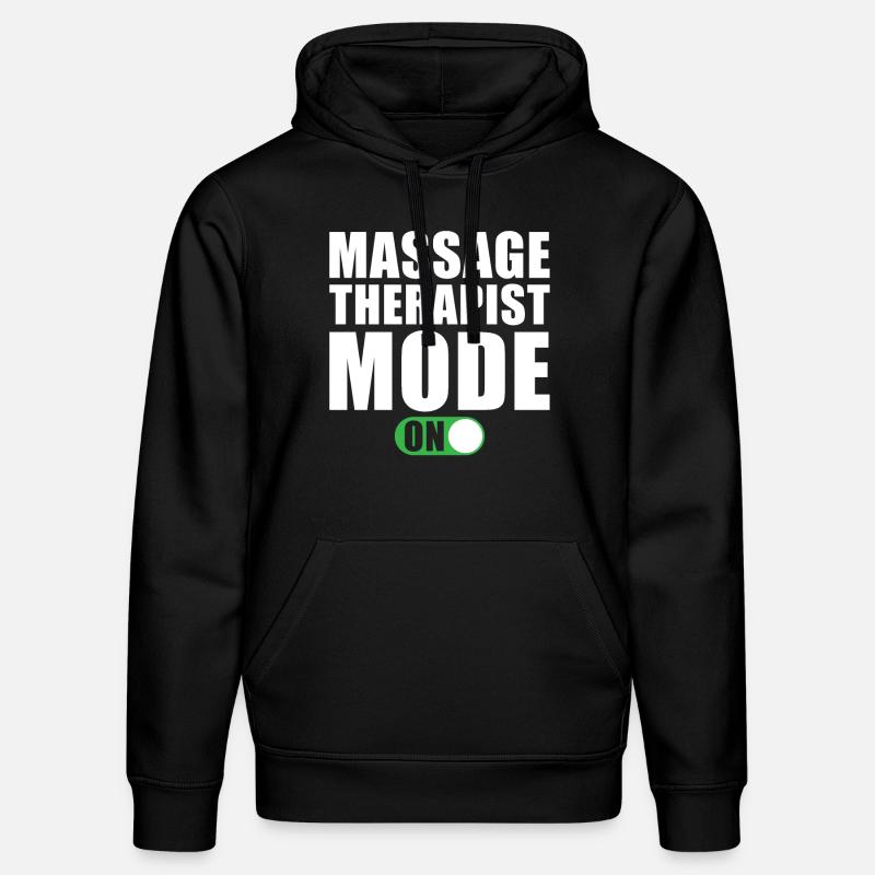 Mode Masseur activé - Sweat à capuche bio DRUMMER Stanley/Stella Unisexe - noir