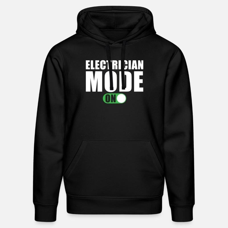 Mode électricien activé - Sweat à capuche bio DRUMMER Stanley/Stella Unisexe - noir