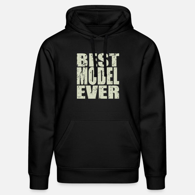 Best Model ever Model Geschenk - Stanley/Stella Unisex Bio-Hoodie DRUMMER - Schwarz