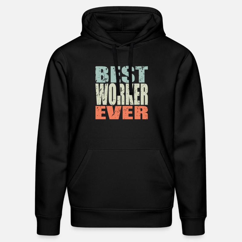 Best Arbeiter ever Arbeiter Geschenk - Stanley/Stella Unisex Bio-Hoodie DRUMMER  - Schwarz