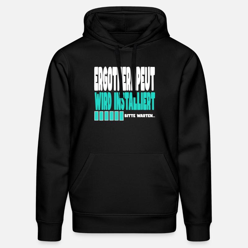 Ergotherapeut wird installiert - Stanley/Stella Unisex Bio-Hoodie DRUMMER  - Schwarz