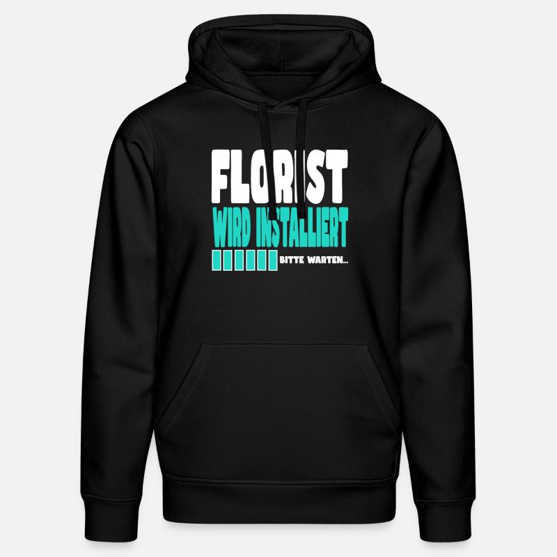 Florist wird installiert - Stanley/Stella Unisex Bio-Hoodie DRUMMER  - Schwarz