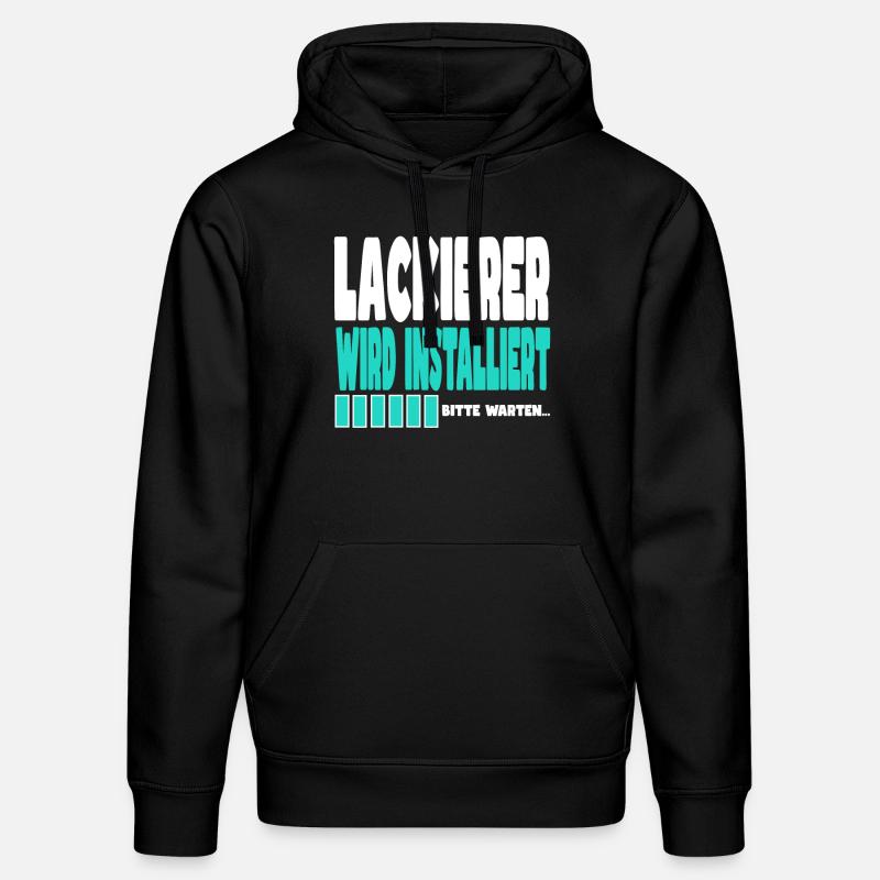 Lackierer wird installiert - Stanley/Stella Unisex Bio-Hoodie DRUMMER  - Schwarz